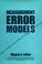 Cover of: Measurement error models