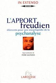 Cover of: L'Apport freudien