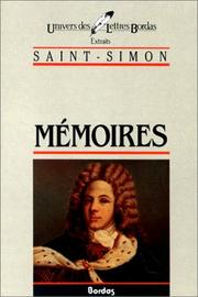 Cover of: Memoires