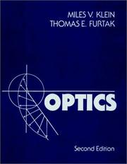 Cover of: Optics