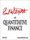 Cover of: Paul Wilmott on Quantitative Finance