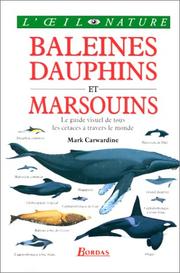 Cover of: Baleines, dauphins et marsouins