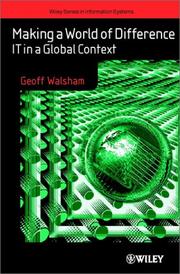 Cover of: Making a World of Difference | Geoff Walsham