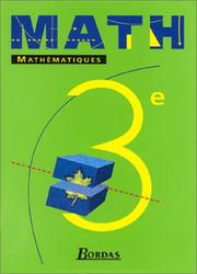 Cover of: Mathématiques  by Serra, Serra