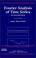 Cover of: Fourier analysis of time series