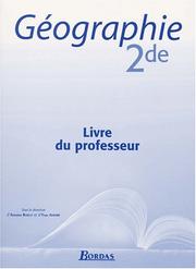 Cover of: Géographie, 2nde. Livre du professeur 2001