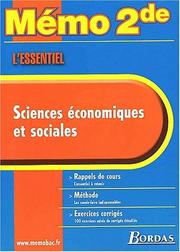 Cover of: Mémo 2nde - L'Essentiel  by 