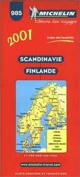 Cover of: Michelin 2001 Scandinavia, Danmark Norge Sverige, Finland, Suomi/Finland (Michelin Maps) by Michelin Travel Publications, Michelin Editions Des Voyages, Michelin Travel Publications, Michelin Editions Des Voyages