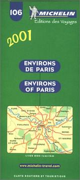 Michelin 2001 Environs of Paris by Michelin Travel Publications