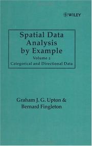 Cover of: Categorical and Directional Data, Volume 2, Spatial Data Analysis by Example by Graham J. G. Upton, Bernard Fingleton