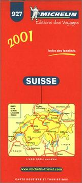 Michelin Switzerland Map No. 927 by Michelin Travel Publications