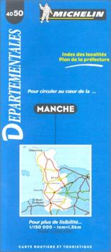 Michelin Manche Departemental Map (Departmental Maps)