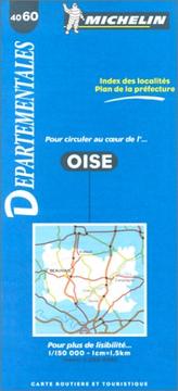 Cover of: Michelin France Oise #4060 (Departmental Maps)