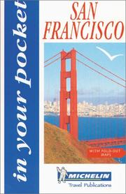 Cover of: Michelin In Your Pocket San Francisco, 1e (In Your Pocket)