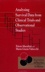 Analysing survival data from clinical trials and observational studies by Ettore Marubini