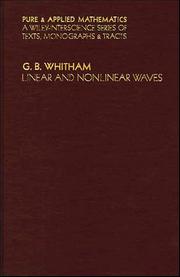 Linear and nonlinear waves by G. B. Whitham