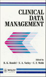 Cover of: Clinical data management