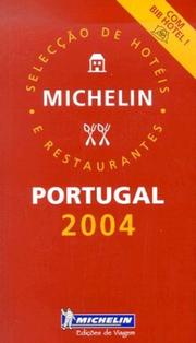 Cover of: Michelin Red Guide 2004 Portugal
