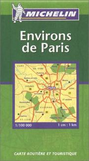 Cover of: Michelin Mini Map of France, Environs of Paris (Mini Map)