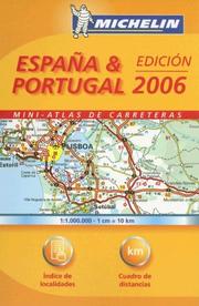 Cover of: Michelin Espana & Portugal/ Portugal & Espanha by 