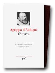 Cover of: Agrippa d'Aubigné  by Agrippa d' Aubigné