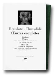 Cover of: Hérodote - Thucydide  by Herodotus