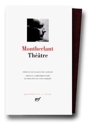 Cover of: Montherlant  by Henry de Montherlant, Henry de Montherlant