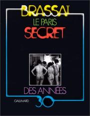 Cover of: Le Paris secret des années trente