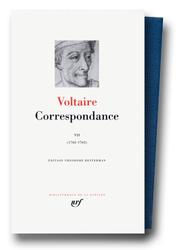 Cover of: Voltaire : Correspondance, tome 7, Janvier 1763 - Mars 1765