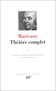 Cover of: Marivaux  by Pierre Carlet de Chamblain de Marivaux