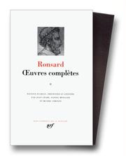 Cover of: Oeuvres Completes by Pierre Rosnard