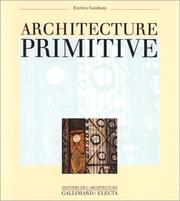 Cover of: Architecture primitive