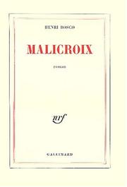 Cover of: Malicroix by Henri Bosco