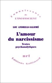 Cover of: L'Amour du narcissisme
