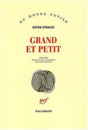 Cover of Big and little by botho strauss