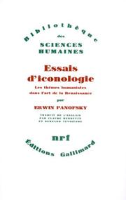 Cover of: Essais d'iconologie by Erwin Panofsky, Bernard Teyssèdre