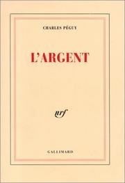 Cover of: L'Argent