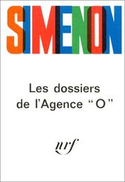 Cover of: Les Dossiers de l'agence "O"