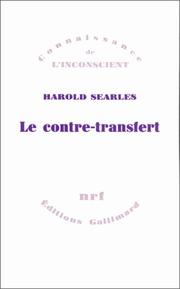 Cover of: Le contre-transfert by Harold Searles