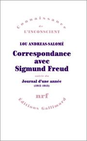 Cover of: Correspondance Freud/Andreas-Salomé, 1912-1936