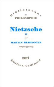 Cover of: Nietzsche by Martin Heidegger