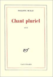 Cover of: Chant pluriel avec bande "La stratégie du Dieu-masse"