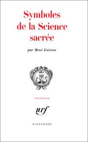 Cover of: Symboles de la sciences sacrée by Guenon R