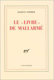 Cover of: Le livre de Mallarmé