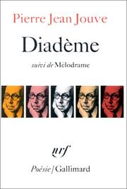 Cover of: Diadème, suivi de "Mélodrame"