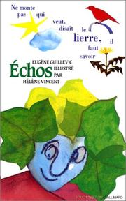 Cover of: Echos