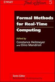 Cover of: Formal methods for real-time computing by edited by Constance Heitmeyer and Dino Mandrioli.