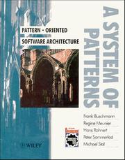Cover of: Pattern-oriented software architecture: a system of patterns