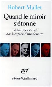 Cover of: Quand le miroir s'étonne