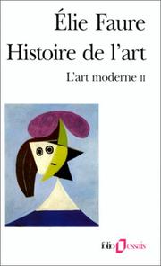 Cover of: Histoire de l'art